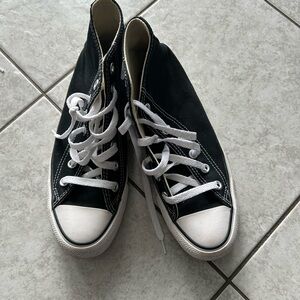 Converse Black and White High-Tops